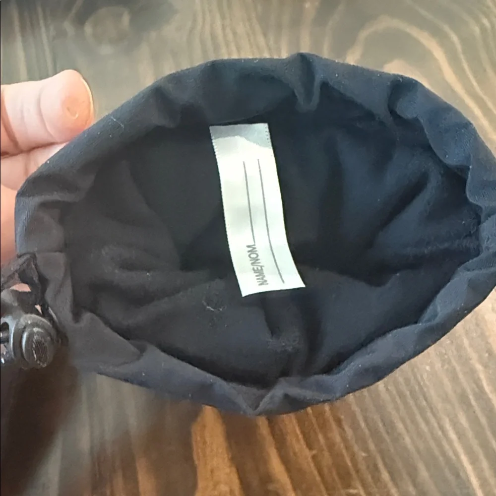 Kids Lands End Medium Black Winter Gloves Waterproof Snow